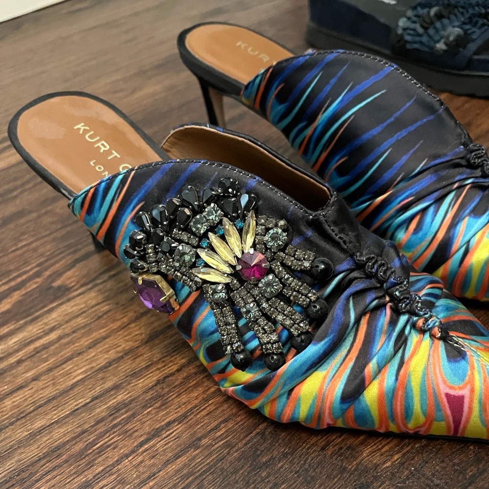 Kurt Geiger Vibrant Embellished Mules